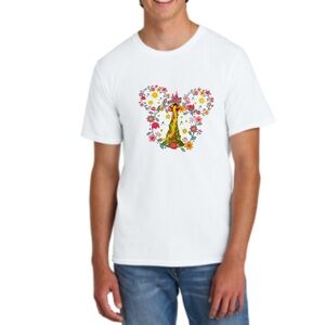 NEW White T-Shirt withTangled Disney Mouse ears Rapunzel Graphic